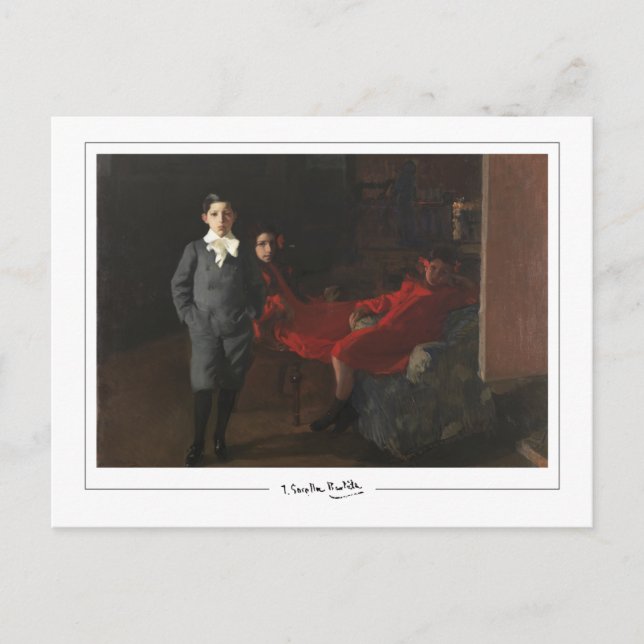 Cartão Postal Joaquín Sorolla #34 - Cartão-postal de arte (Frente)