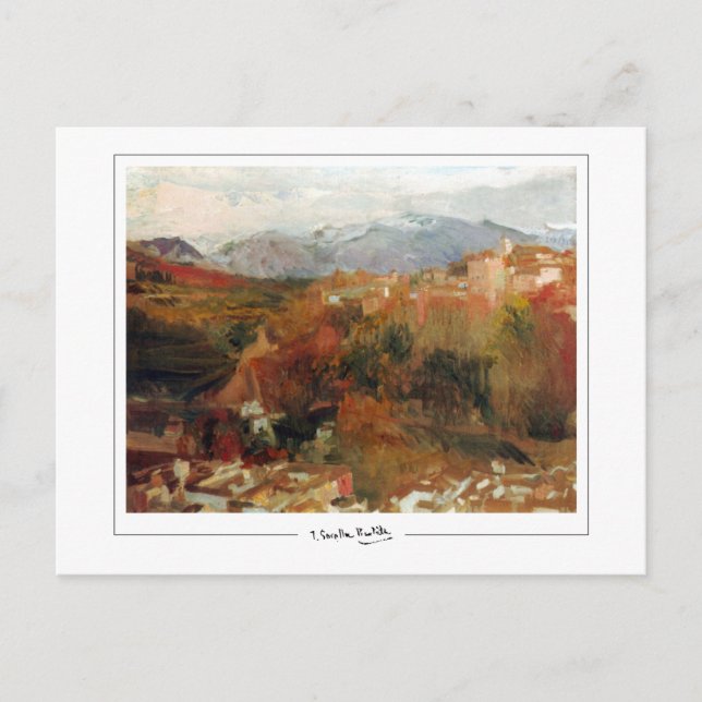 Cartão Postal Joaquín Sorolla #40 - Cartão-postal de arte (Frente)