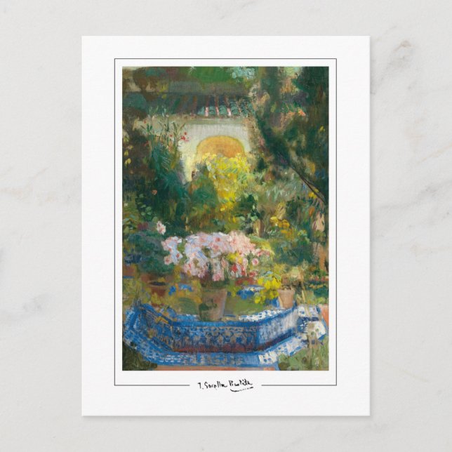 Cartão Postal Joaquín Sorolla #4 - Cartão-postal de arte (Frente)