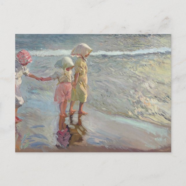 Cartão Postal Joaquin Sorolla - As Três Irmãs (Frente)