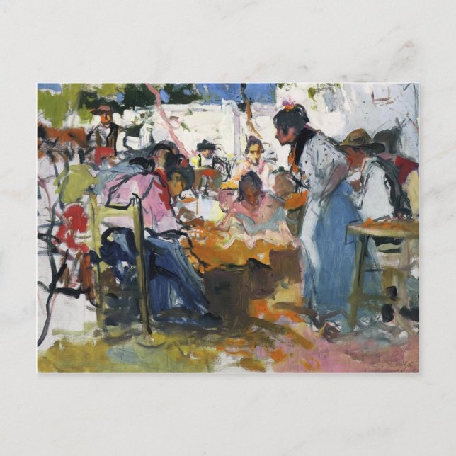 Cartão Postal Joaquín Sorolla - Menders da Internet em Valência (Frente)