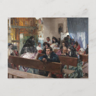 Cartão Postal Joaquin Sorolla - O Batismo