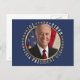 Cartão Postal Joe Biden 46º Presidente dos EUA Foto comemorativa (Frente/Verso)