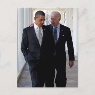 Cartão Postal Joe! Biden & Barack Obama