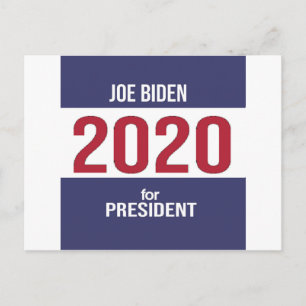 Cartão Postal Joe Biden Para A Eleição Do Presidente 2020 Dos EU