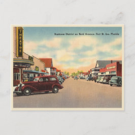 Cartão Postal Joe, na Flórida Vintage.