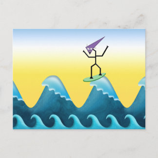 Cartão Postal Joe Surfer