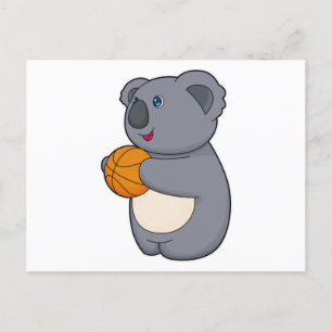 Cartão Postal Jogador de basquete Koala
