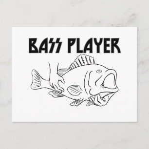 Cartão Postal Jogador de Bass