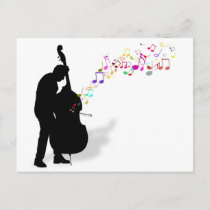 Cartão Postal Jogador de Bass