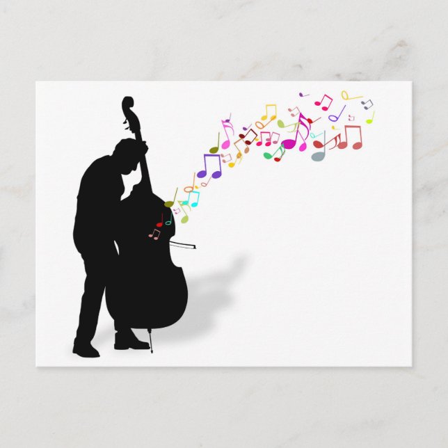 Cartão Postal Jogador de Bass (Frente)