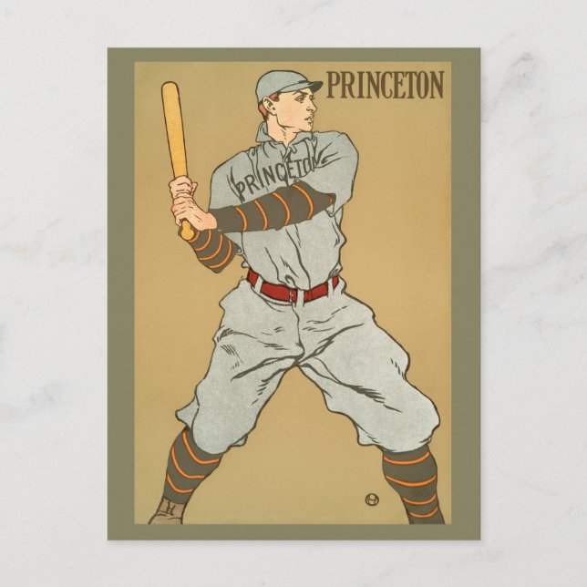 Cartão Postal Jogador de beisebol de Princeton por Penfield (Frente)
