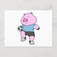 Jogador de futebol de porco Futebol
