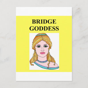 Cartão Postal jogador de jogo bridge duplicado