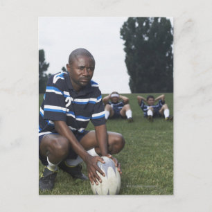 Cartão Postal Jogador de Rugby
