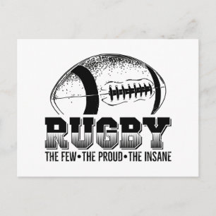 Cartão Postal Jogador de Rugby Presentes Esportivos Da Equipe