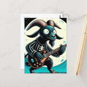 Cartão Postal Jogador de Violão de Cabra Negra