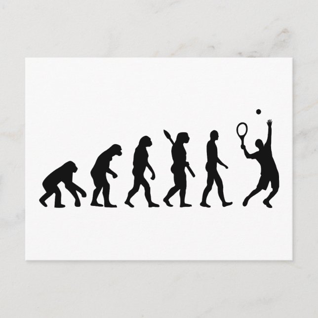 Cartão Postal Jogador do Evolution Tênis (Frente)
