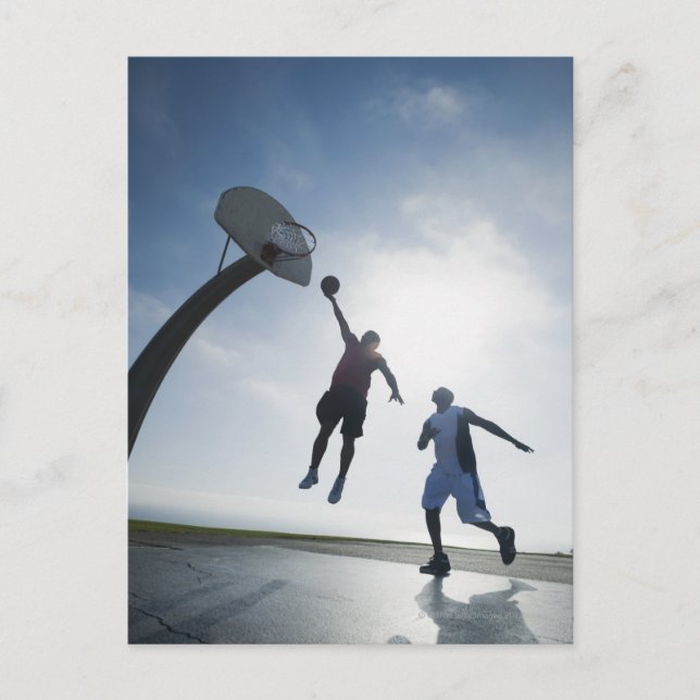 Cartão Postal Jogadores de basquete 5 (Frente)