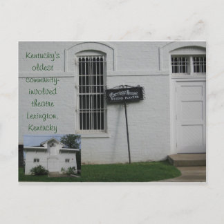 Cartão Postal Jogadores do Studio no Teatro da Carruagem House