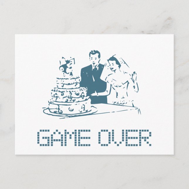 Cartão Postal Jogo Acabado (Casamento) (Frente)