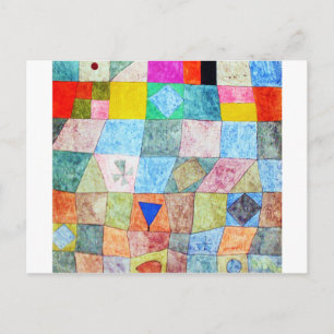 Cartão Postal Jogo Amigável, Paul Klee