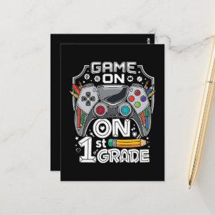 Cartão Postal Jogo Ativado 1ª Série Volta às Aulas