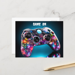 Cartão Postal Jogo Ativado Controle Remoto Vibrante 