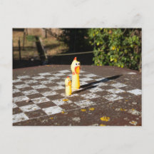 Jogo de Xadrez de Frango de Borracha
