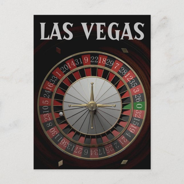 Cartão Postal Jogo em Las Vegas Nevada (Frente)
