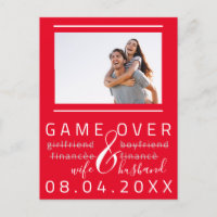 Jogo Terminado Foto engraçada para salvar a data V