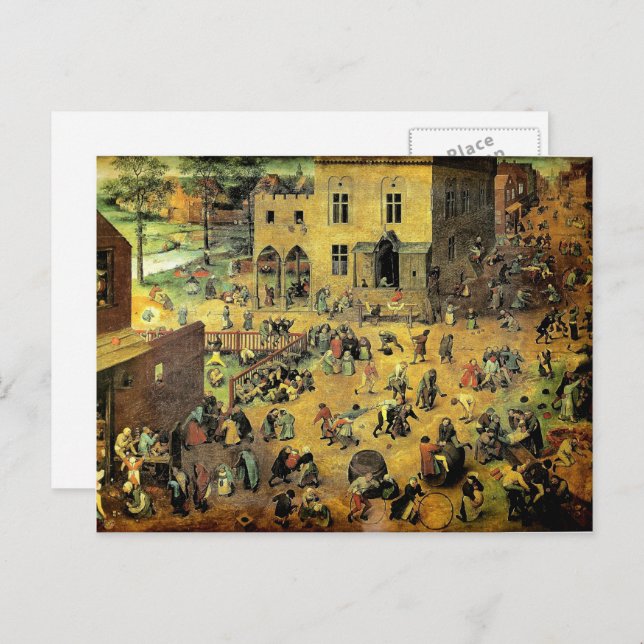 Pintura Jogos Infantis de Pieter Bruegel 