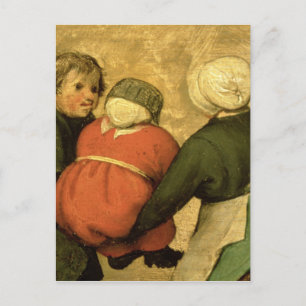 Cartão Postal Jogos Infantis : detalhe de uma criança