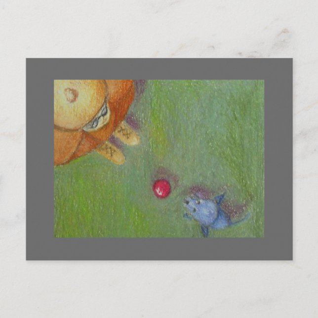 Cartão Postal Jogue-o (Frente)