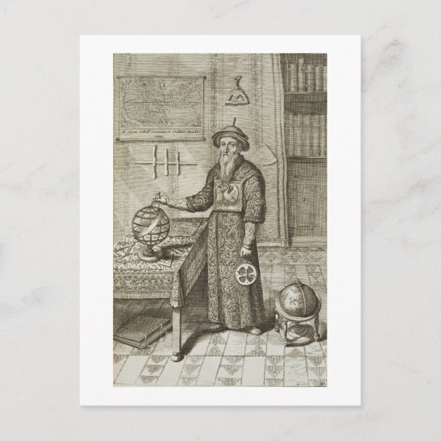 Cartão Postal Johann Adam Schall von Bell (1591-1666) de "Chin (Frente)