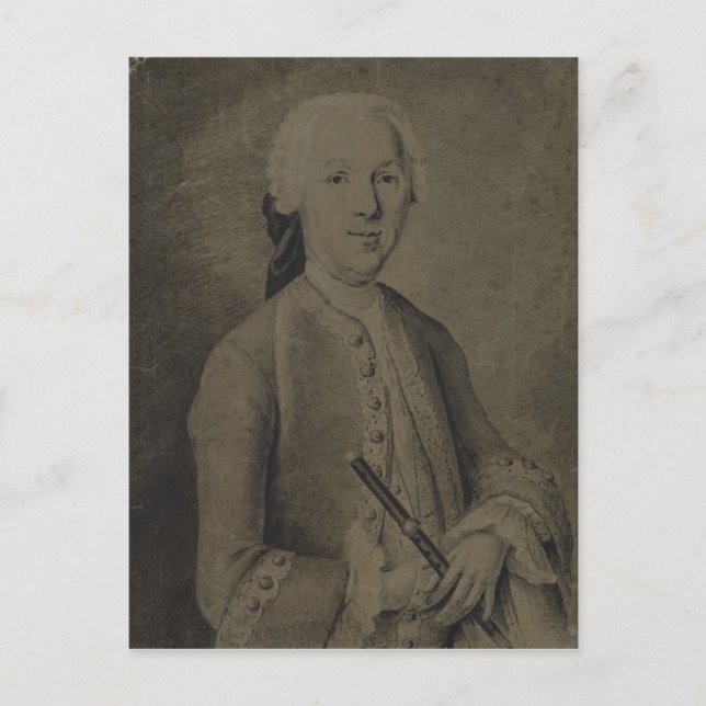 Cartão Postal Johann Joachim Quantz (Frente)