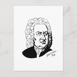 Cartão Postal Johann Sebastian Bach
