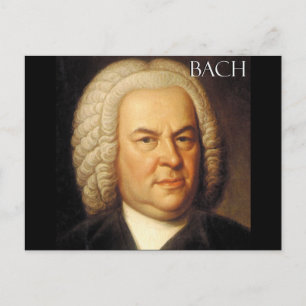 Cartão Postal Johann Sebastian Bach Items