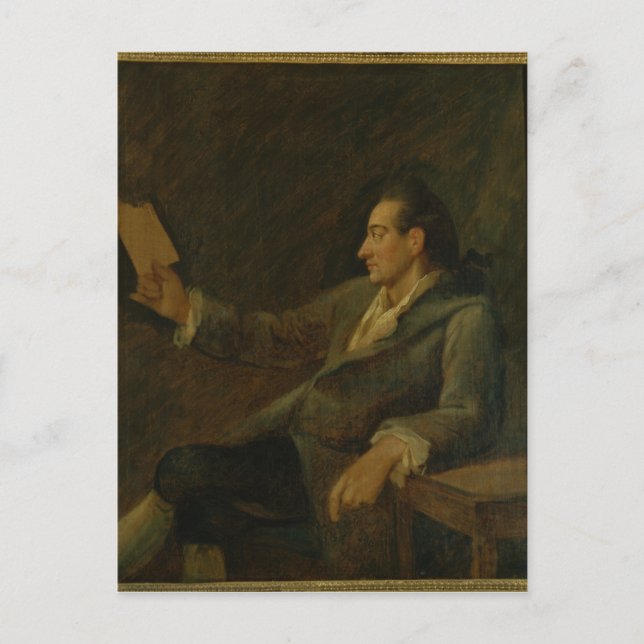 Cartão Postal Johann Wolfgang von Goethe, 1775 (Frente)