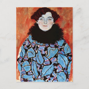 Cartão Postal Johanna Staude por Gustav Klimt