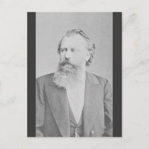 Cartão Postal Johannes Brahms
