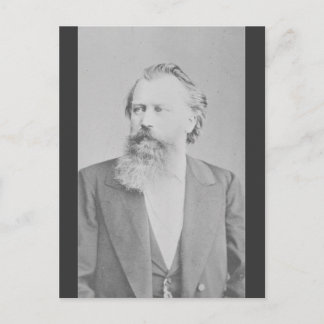 Cartão Postal Johannes Brahms