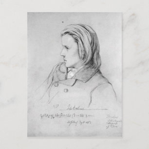 Cartão Postal Johannes Brahms aged twenty, 1853