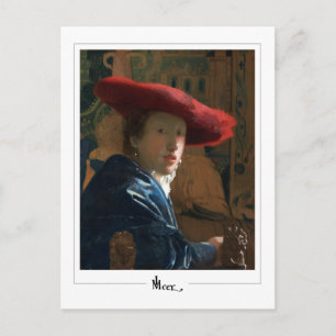 Cartão Postal Johannes Vermeer #12 - Belas Artes