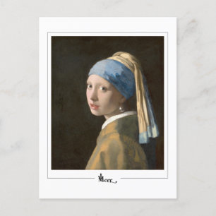 Cartão Postal Johannes Vermeer #13 - Belas Artes