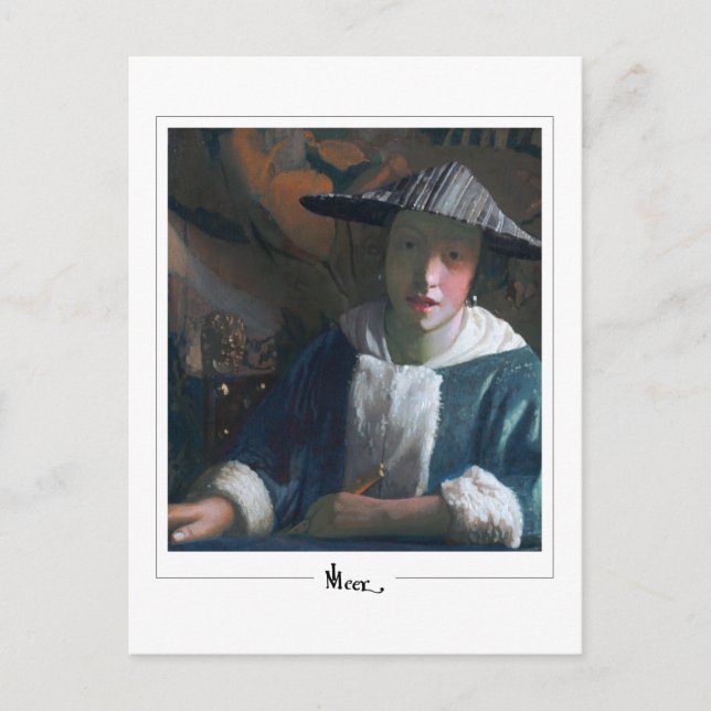 Cartão Postal Johannes Vermeer #23 - Belas Artes (Frente)