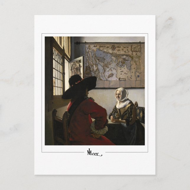 Cartão Postal Johannes Vermeer #26 - Belas Artes (Frente)