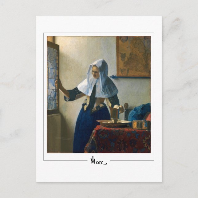 Cartão Postal Johannes Vermeer #28 - Belas Artes (Frente)