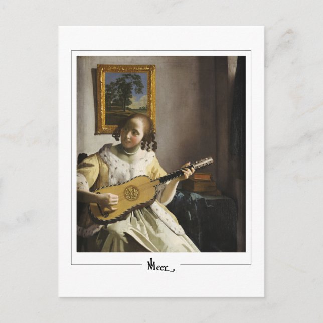 Cartão Postal Johannes Vermeer #30 - Belas Artes (Frente)