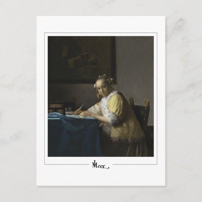 Cartão Postal Johannes Vermeer #31 - Belas Artes (Frente)